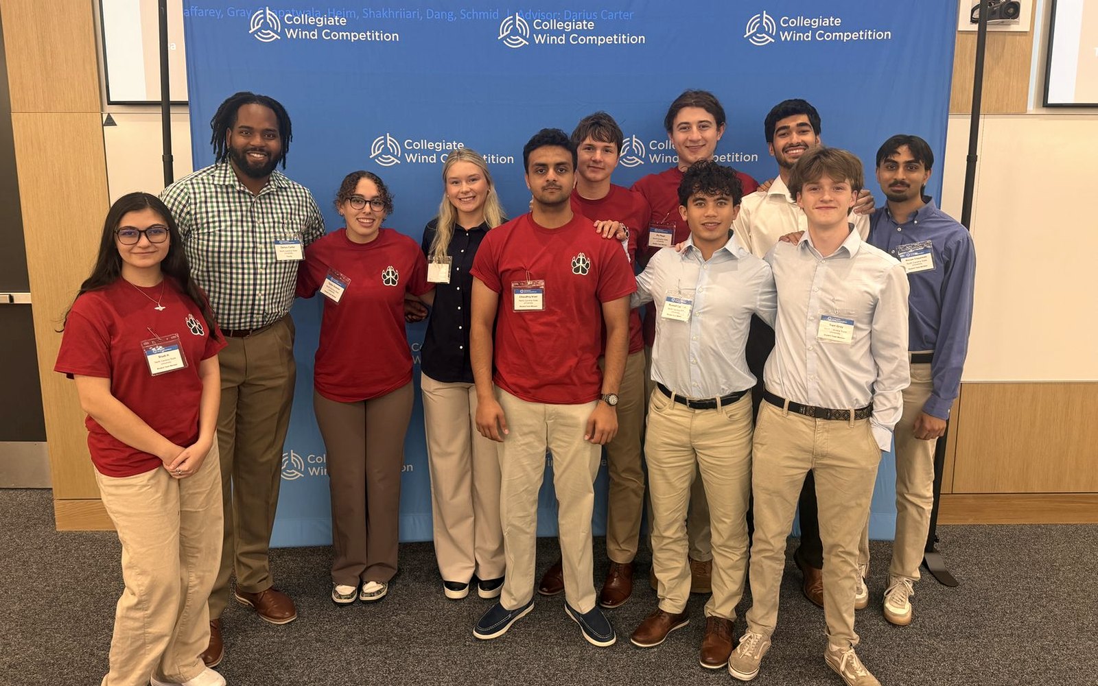 The Windpack team at the Collegiate Wind Competition